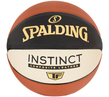 Studio image of Instinct TF Basketball on a white background. 